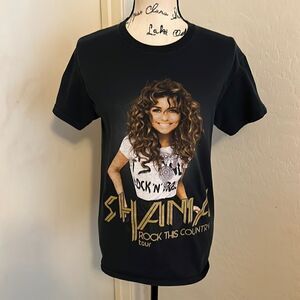Shania Twain Black Rock This Country Tour Graphic Shirt